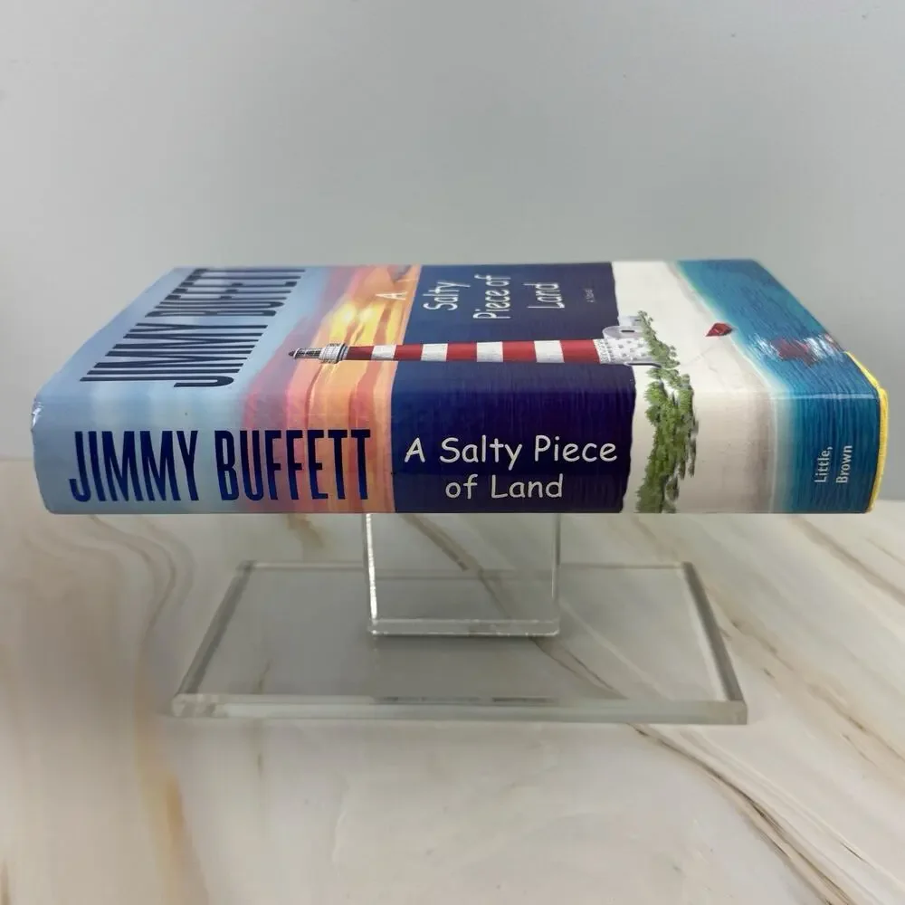 Jimmy Buffett A Salty‎ Piece of Land Novel Hardcover Dust Jacket Adventure EUC